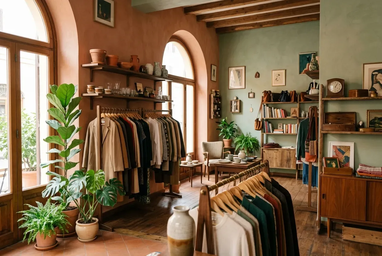 Interno di Tesori di Casa — Roma Pigneto