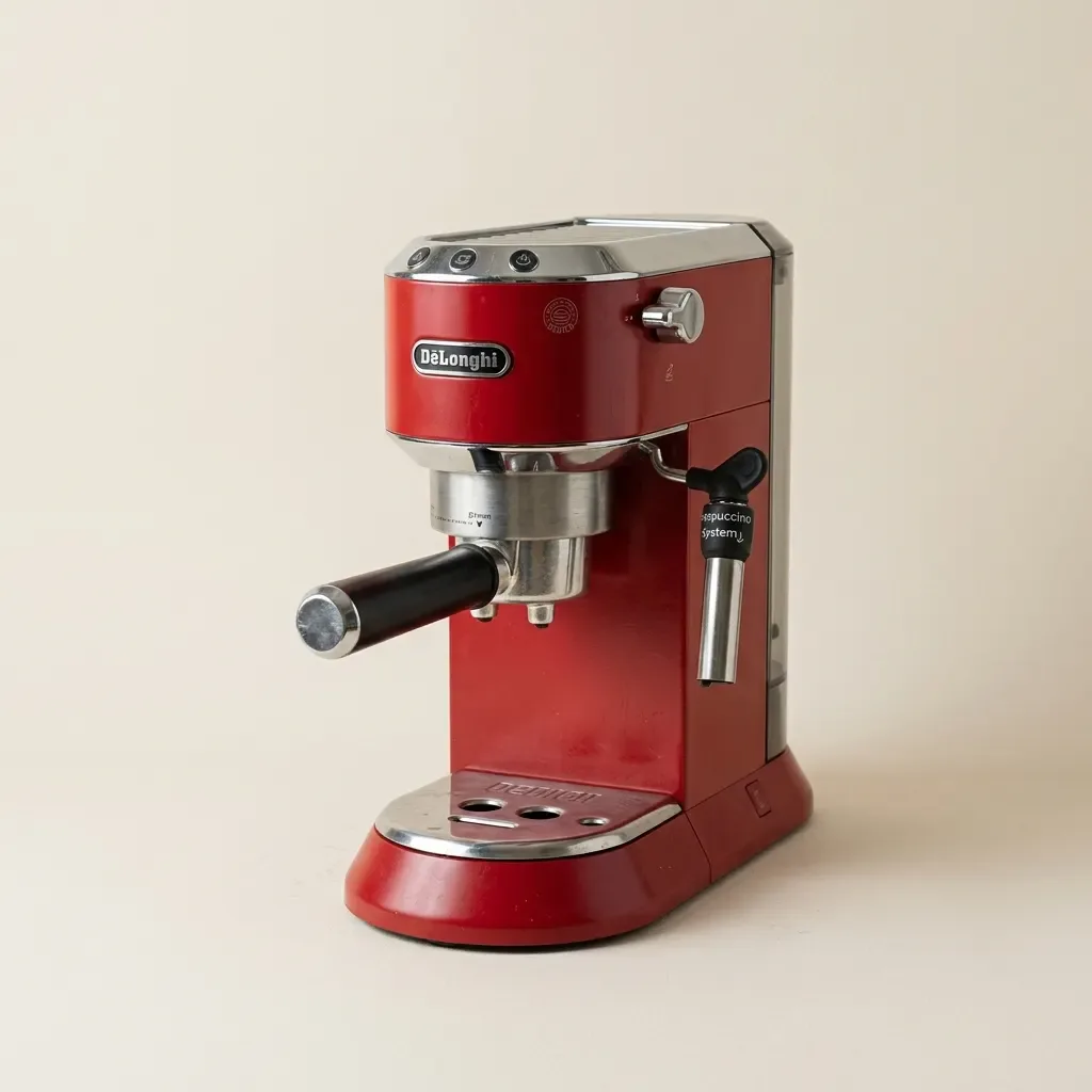 Macchina da caffè De'Longhi Dedica rossa