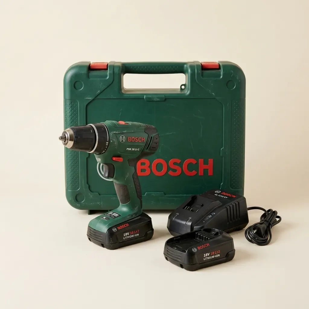 Trapano avvitatore Bosch con due batterie