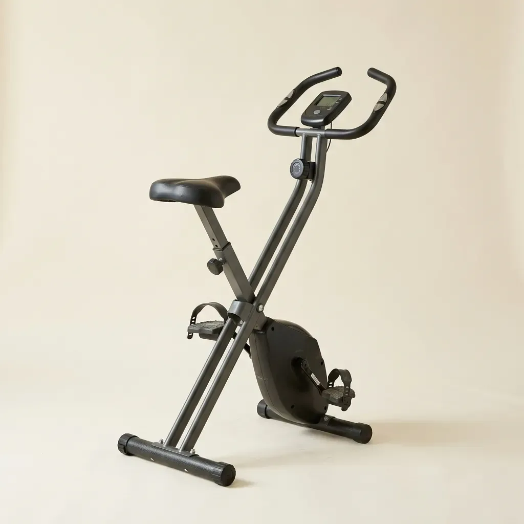 Cyclette Domyos con display a pile