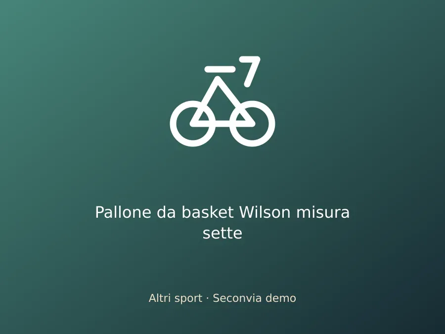 Pallone da basket Wilson misura sette