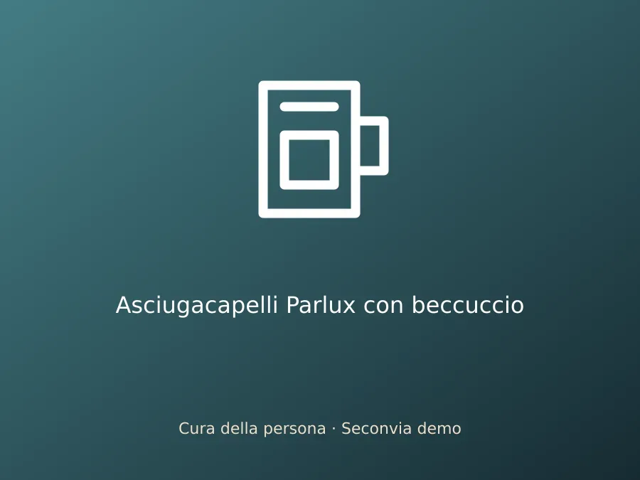 Asciugacapelli Parlux con beccuccio