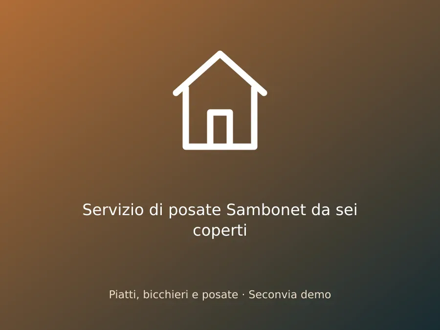 Servizio di posate Sambonet da sei coperti