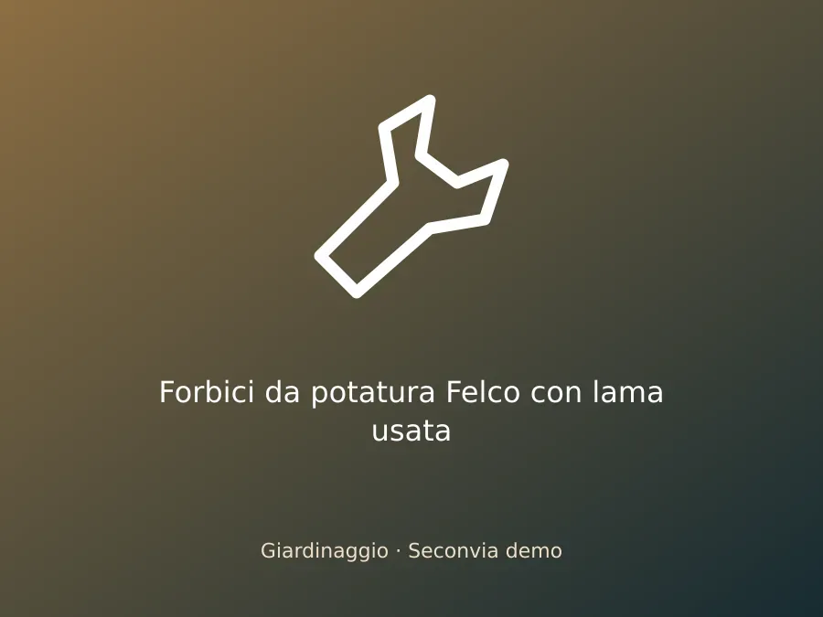 Forbici da potatura Felco con lama usata
